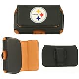 Pittsburgh Steelers iPhone 3 or 4 Leatherette Case with Belt Clip