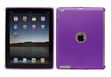 Purple SmartGel Case Cover for Apple iPad 2 / iPad 3 Compatible with Genuine Apple Smart Cover (All versions Wi-Fi and Wi-Fi + 3G/4G - 16GB 32GB 64GB)