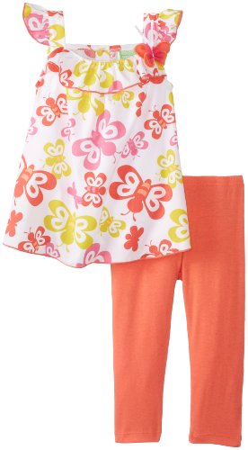 Watch Me Grow! by Sesame Street Baby Girls' 2 Piece Butterfly Legging Set