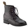 Saxon Equileather Childrens Lace Up Paddock Boot