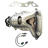 2001 Honda Civic 1.7 Catalytic Converter Manifold with two Oxygen Sensors by BESTANDFOX