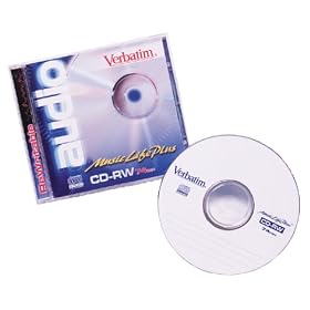 1-pack CD-RW Media 650MB 74min- for Audio Only Musiclife Plus