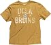 UCLA Bruins Vintage T-Shirt: adidas Gold Crackle Print NCAA Retro T-Shirt