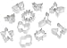 Kitchen & Housewares : Harold's Kitchen Insects & Flowers Cookie Cutters, Set of 11 in a Tin