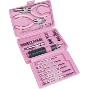 Pink Tool Set - 26 Piece by 