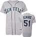 Ichiro Suzuki Seattle Mariners Road Authentic Onfield Cool Base Jersey