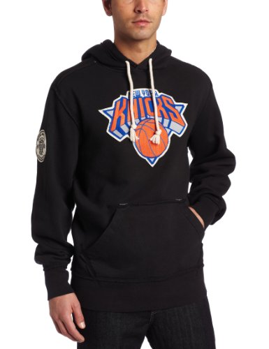 NBA Men's New York Knicks Originals Springfield Pullover Hood (Black, X-Large)