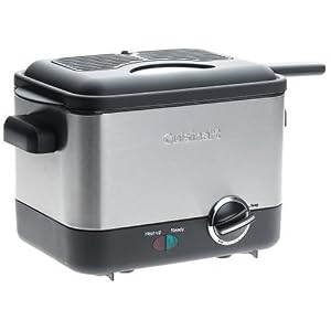Click here to see all customer reviews now Cuisinart CDF-100 Compact 1.1-Liter Deep Fryer, Brushed Stainless Steel