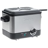 Cuisinart CDF-100 Compact 1.1-Liter Deep Fryer, Brushed Stainless Steel by Cuisinart