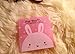 Patty Both 100 PCS Lovely Cute Bowknot OPP Self Adhesive Cookie Bakery Candy Biscuit Roasting Treat Gift DIY Plastic Bag (Pink Rabbit)