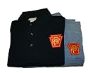 Pennsylvania RR Embroidered Denim Railroad Train