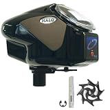 Halo Belt Driven w/Rip Drive Paintball Loader - Black