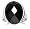 Sterling Silver Faceted Black Onyx Ring, Size 6