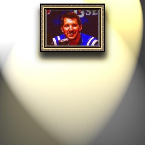 Completely Handpainted American Football Sport Painting, Custom Order FL2350, Oil on Canvas, with Option to Paint Jerry, Brett & Co. from Any Other Favorite Photograph or Picture, Unframed, Size 19'' x 28