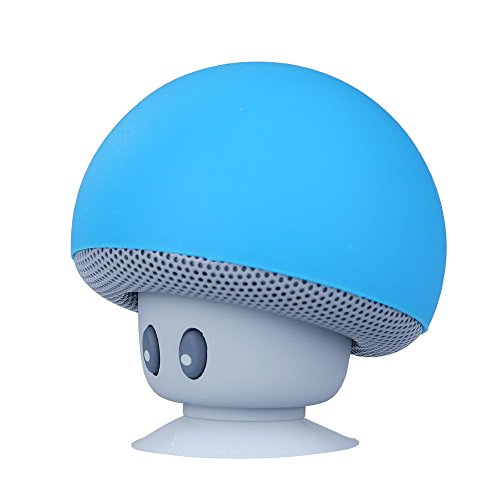 WAYMAY Mini Mushroom Portable Wireless Bluetooth V3.0 Wireless Stereo Speaker Hands Free Speakerphone with Built-in Mic For iPhone/iPad/Laptop/Android cellphone