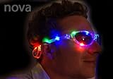 Lunettes lumineuses Nova LED Multi couleurs - Idéal pour vos soirées