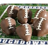 Gourmet Food : Chocolate Dipped Stawberry Footballs 15 Strawberries Great for Father's Day, Superbowl, Football Parties