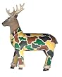 Deer In Camouflage Hunting Suit Christmas Ornament