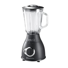 Marco Pierre White by Russell Hobbs 14331 Blender, Black and Chrome, 1.5-Litre Glass Jug