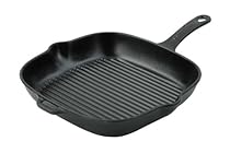 Chasseur Cast Iron 26cm Square Grill Pan Matt Black
