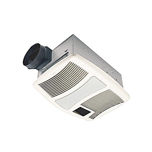 Nutone QTXN110HL Ultra Silent Bath Fan with Heater and Light 2 60W