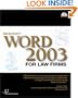 Word 2003 for Law Firms