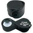 15X Jewelers Loupe Black Diamond Watch Coin Stamp New