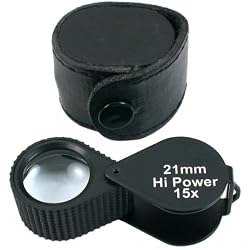 15X Jewelers Loupe Black Diamond Watch Coin Stamp New