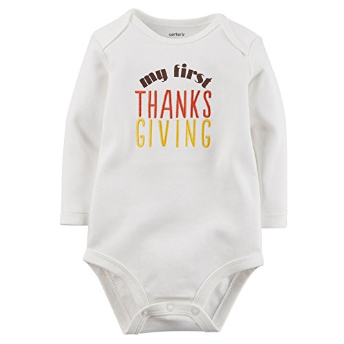 Carters Unisex Baby My First Thanksgiving Bodysuit