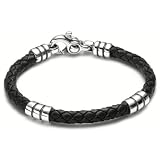 Zina Sterling Silver Mens Stratus Bracelet Wit