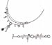 Fossil Key Charm Necklace and Bracelet