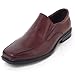 Alpine Swiss S197 Men's Dress Shoes Leather Lined Slip on Loafers, Brown, 11