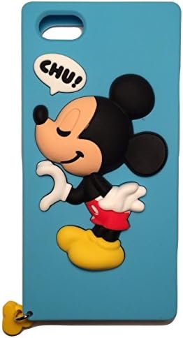 iPhone 5/5s Case, Mickey Mouse Lover, Cute Disney Cartoon Soft Silicone Back Cover Case, Protective Skin Case - Compatible With Apple iPhone 5 or iPhone 5s - Dress Your New Phone! by Diamend (Blue)
