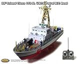 Giant 28" 27MHz Island Class 110-Foot USCGC Radio Control Patrol Boat with Figures & Dry Dock Display Stand
