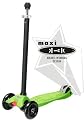 Maxi Kick Green Pilot Stick 3-wheeled Scooter