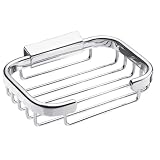 :USE Bath Shower Baskets 5-1 4-Inch Soap Basket, Polished Chrome by 