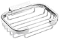 :USE Bath/Shower Baskets 5-1/4-Inch Soap Basket, Polished Chrome