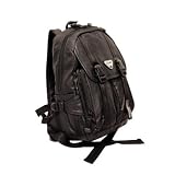 Half Flap Backpack with Multi Pockets For ASUS Eee PC Seashell 1201N-PU17-BK 12.1-Inch Black Netbook