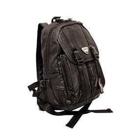 Petite Semi Flap Backpack with Multi Pockets for Fujitsu LOOX M 10 inch Netbook