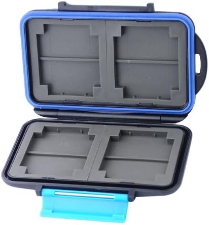 JJC MC-2 Anti-shock Waterproof Memory Card Case Holder Hard Storage for 4CF 8SD