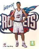 Yao Ming Signed Houston Rockets 8x10 Photo