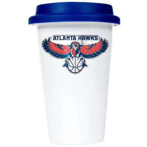 Atlanta Hawks Ceramic Travel Cup (Team Color Lid)