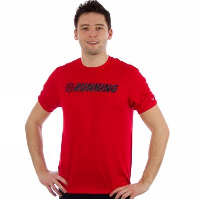 NIKE Herren T-Shirt Challenger PW Running, sport red/reflective silv, M, 424248-611 Preisvergleich