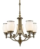 Williamsport 5-Light Chandelier In Vintage Brass Patina