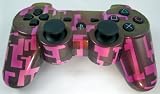 Digital Camouflage Custom Painted Playstation 3 PS3 5 Mode Rapid Fire Adjustable Modded Wireless Controller Remote