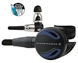 Oceanic Alpha 8 PX3 Piston Regulator, Black
