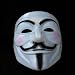 V for Vendetta Mask White Hard Plastic Guy Fawkes