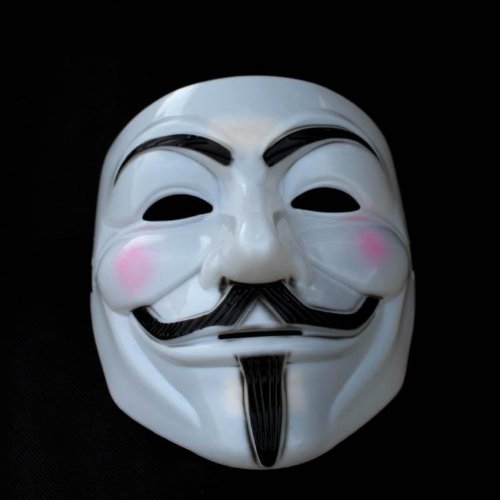 Huge save onmasks guy fawkes V for Vendetta Mask White Hard Plastic Guy Fawkes