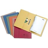 Concord Probate Transfer Pocket Files 450gsm Capacity 60mm Foolscap Orange Ref 27706 [Pack 25]