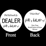 Phil Hellmuth Jr Professional Collectors Poker Dealer Button